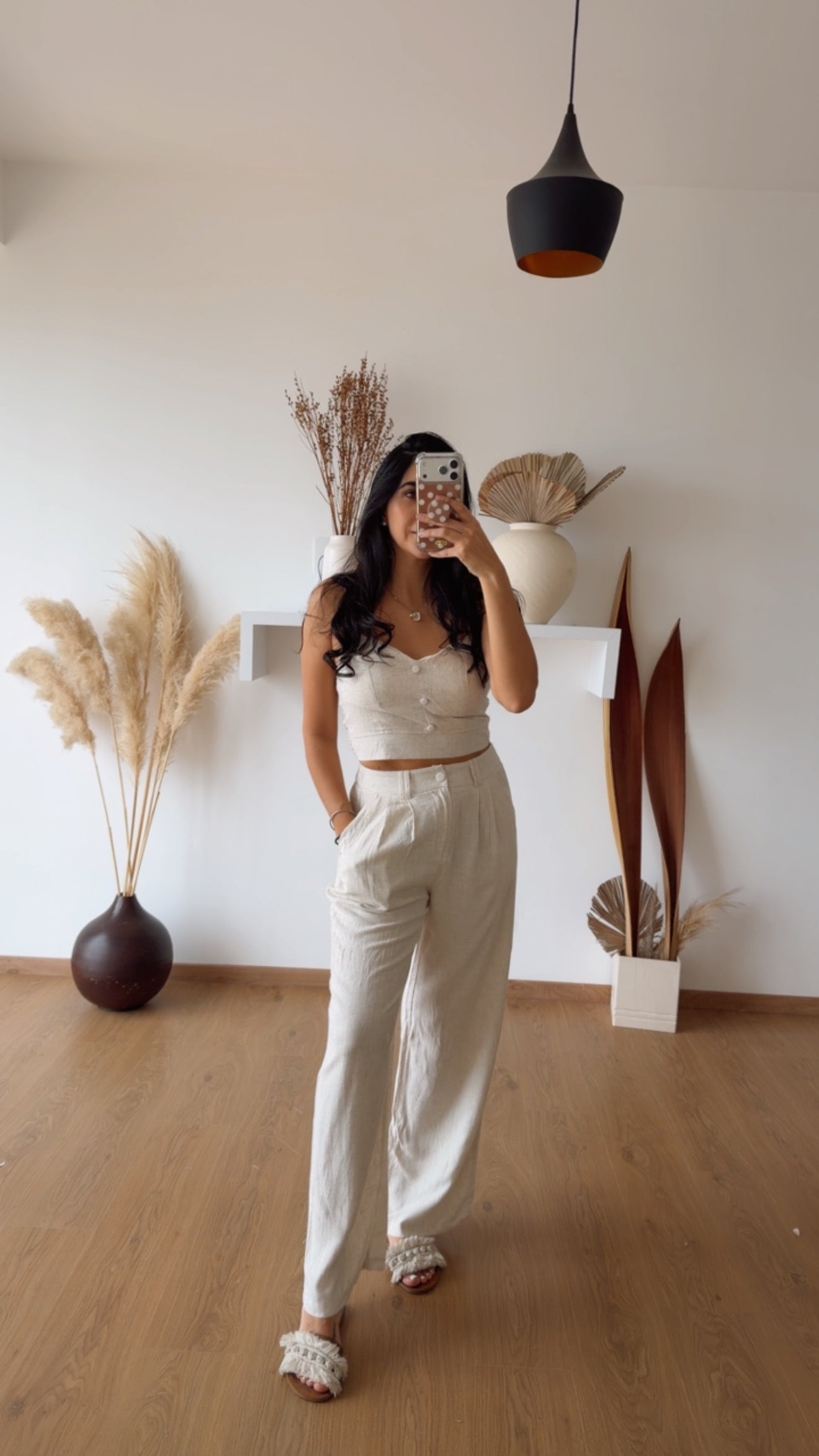 Set Ingrid Beige Lino CH