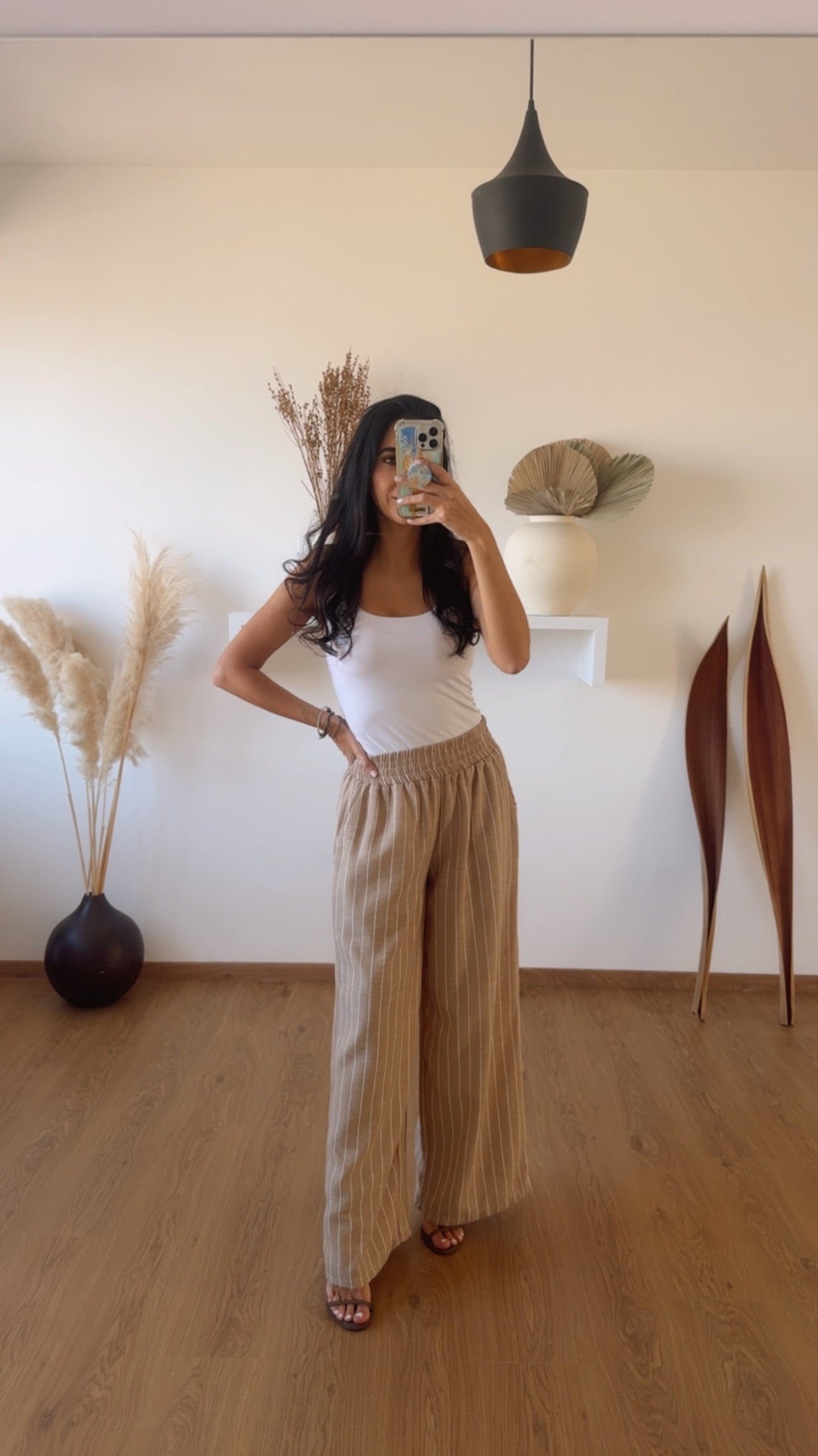 Pantalón Paulina Beige L