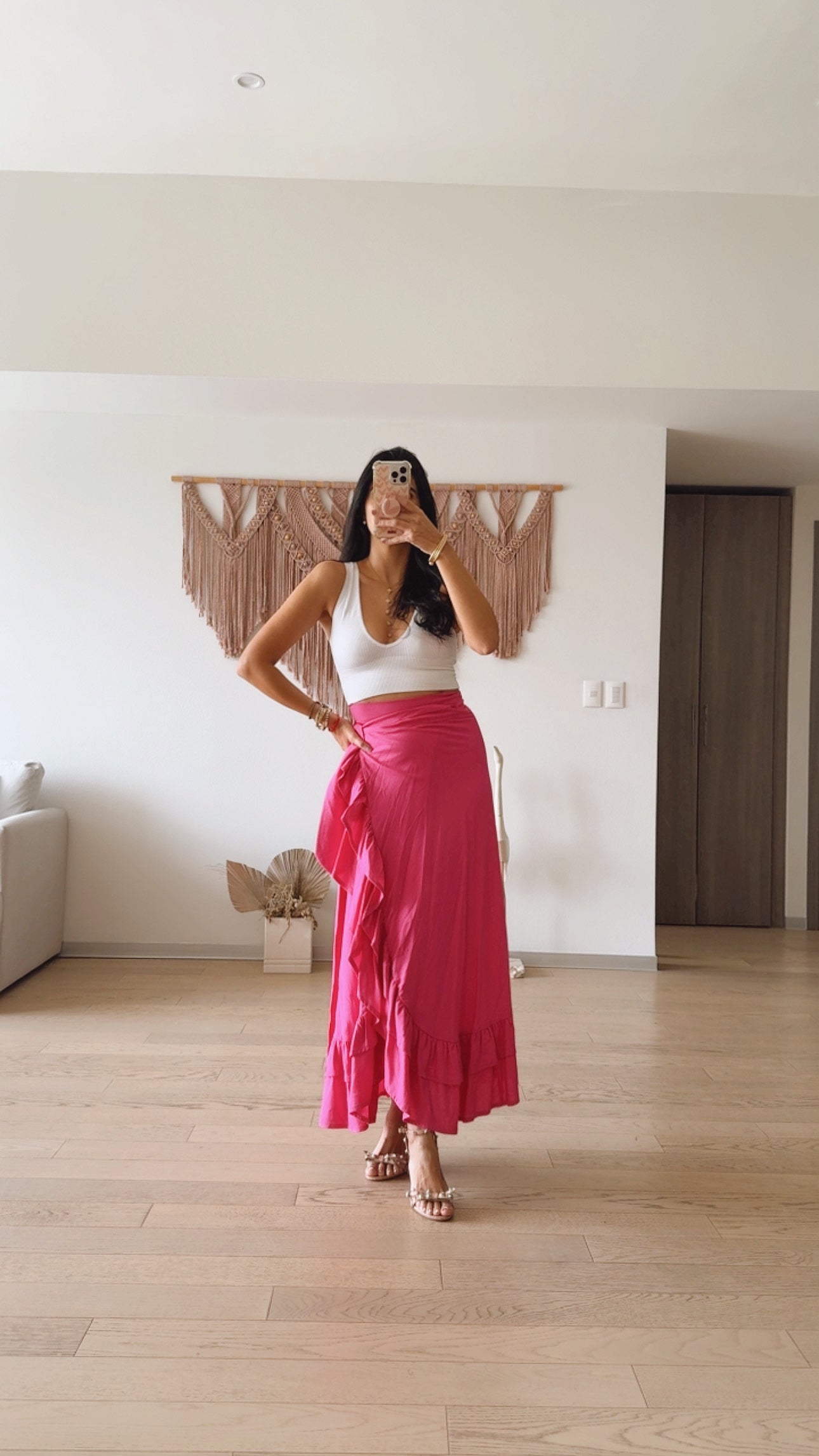 Falda Fernanda Rosa Mexicano