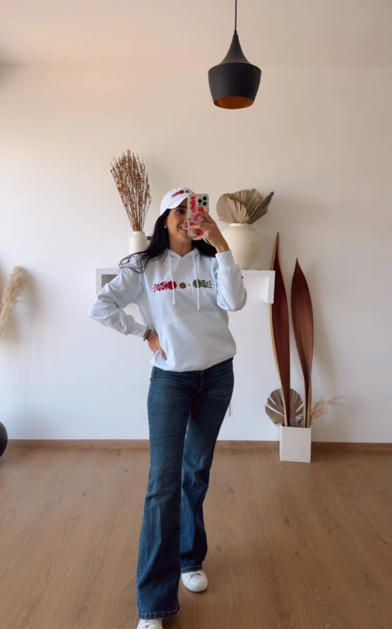 Sudadera Blanca Bandera