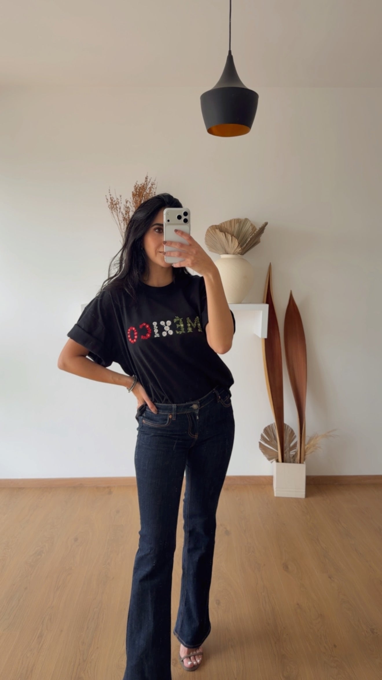 T Shirt Negra México