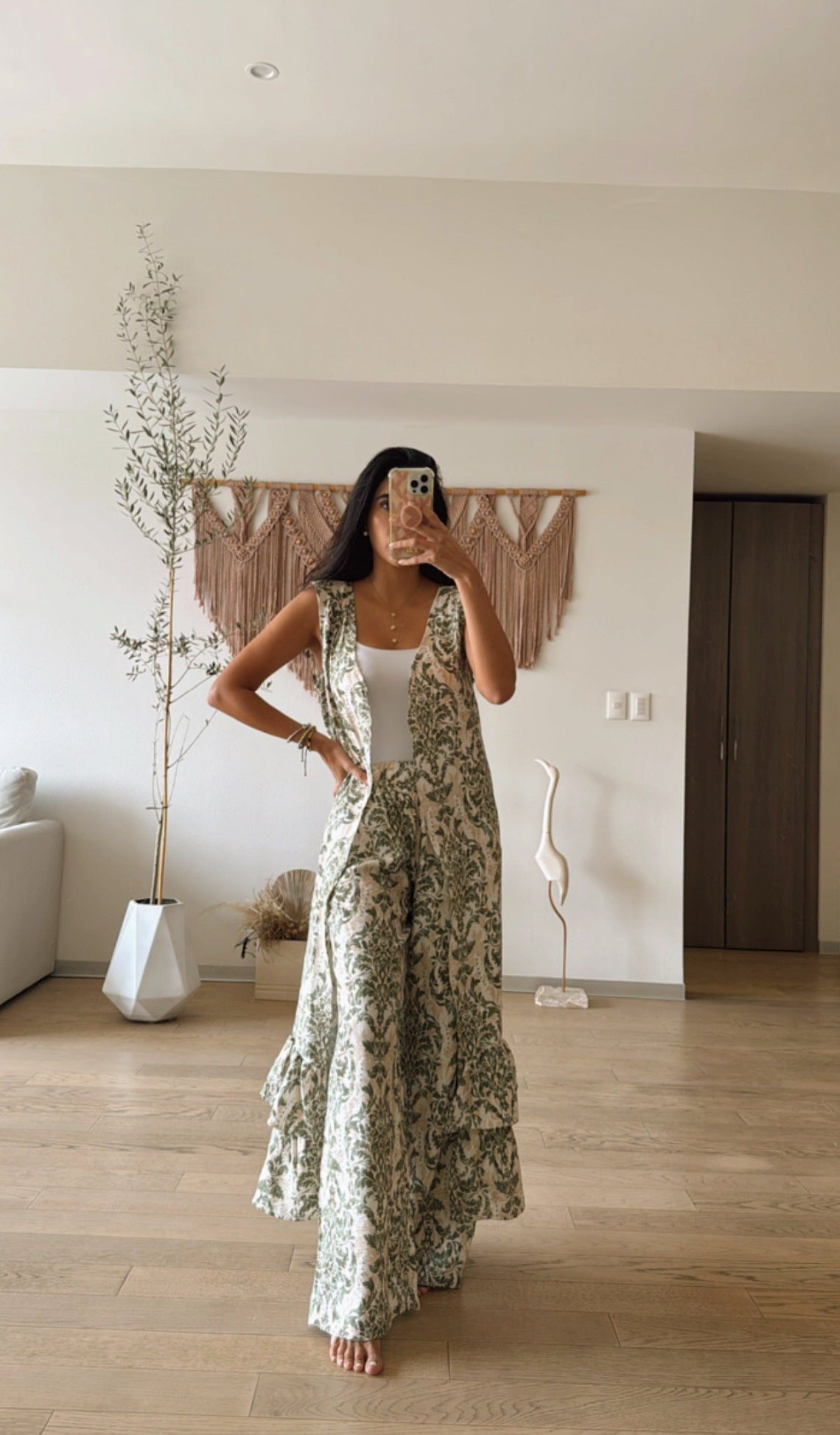 Set Margot kimono verde M