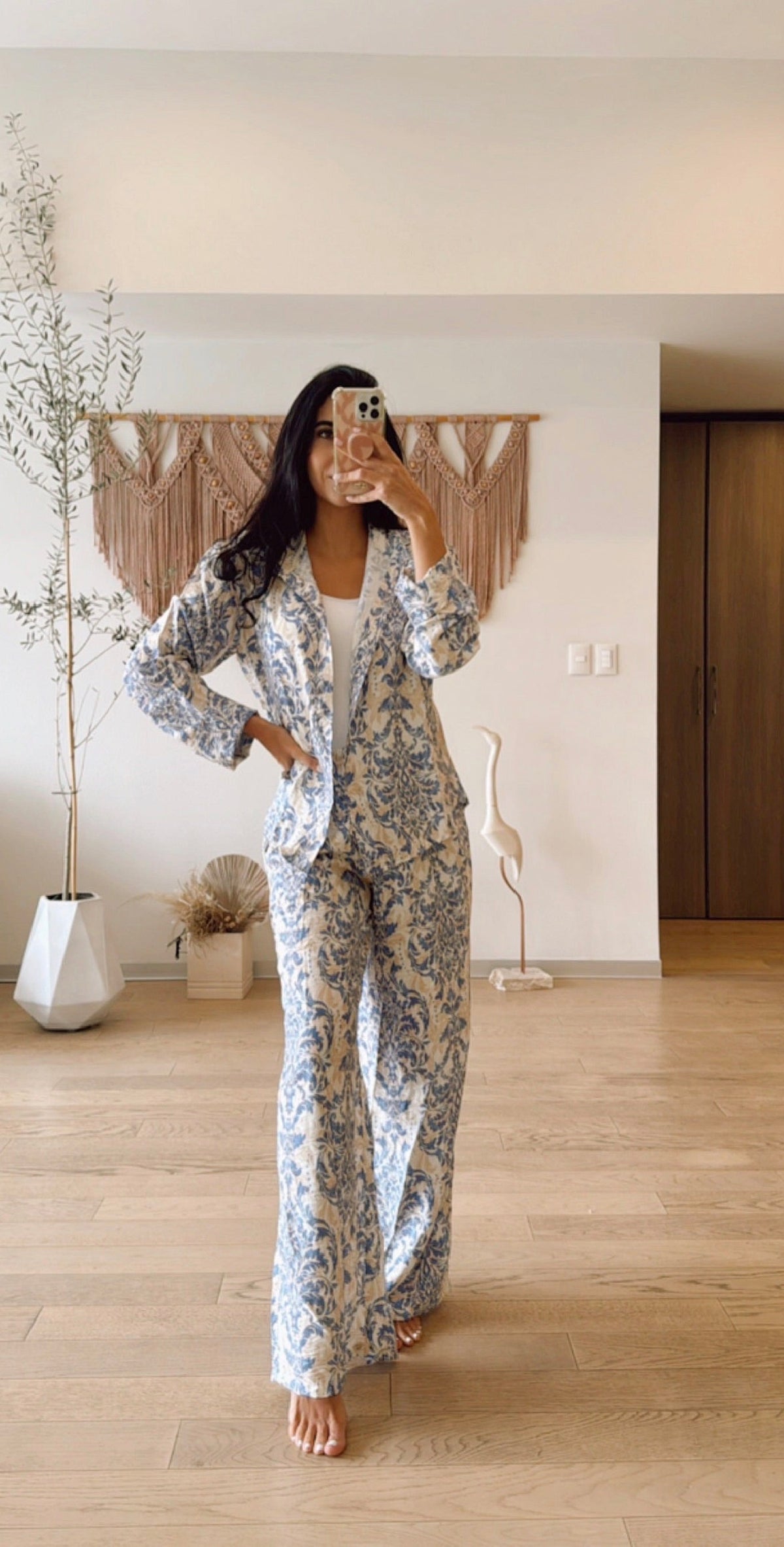 Pantalón Margot Mándalas Azul Ch