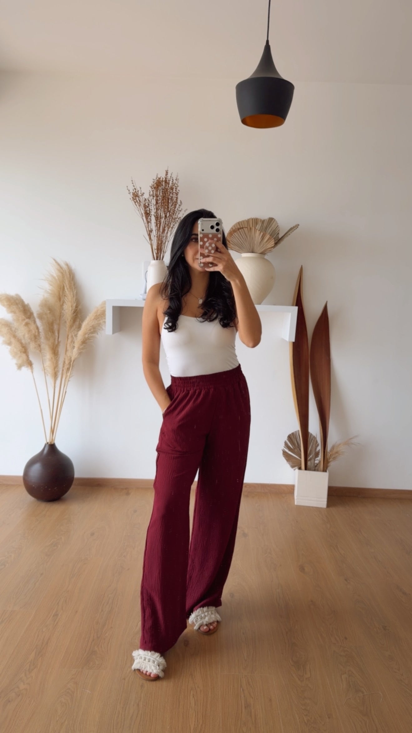 Pantalón Margot Vino Ch