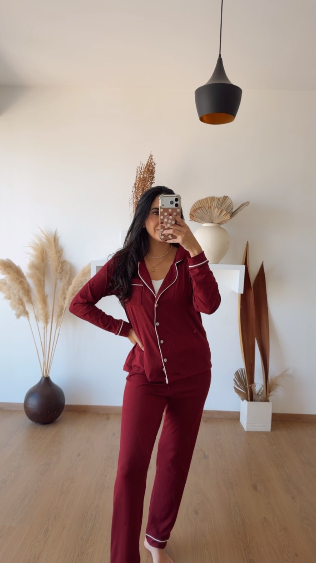 Pijama Burgundy
