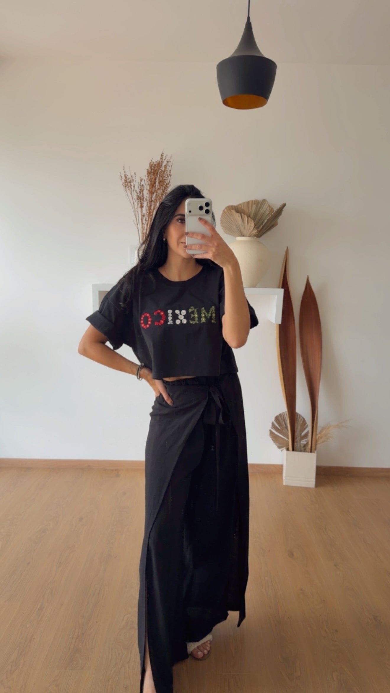 Crop Top Negro México