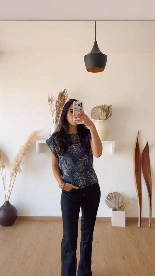 Blusa Inés Majahuitas