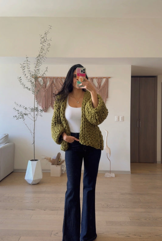 Suerter Merino Verde Olivo