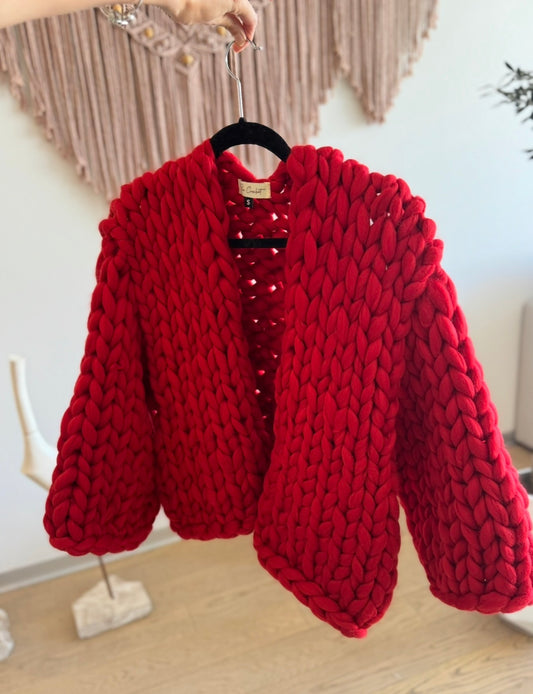 Suéter Merino Rojo