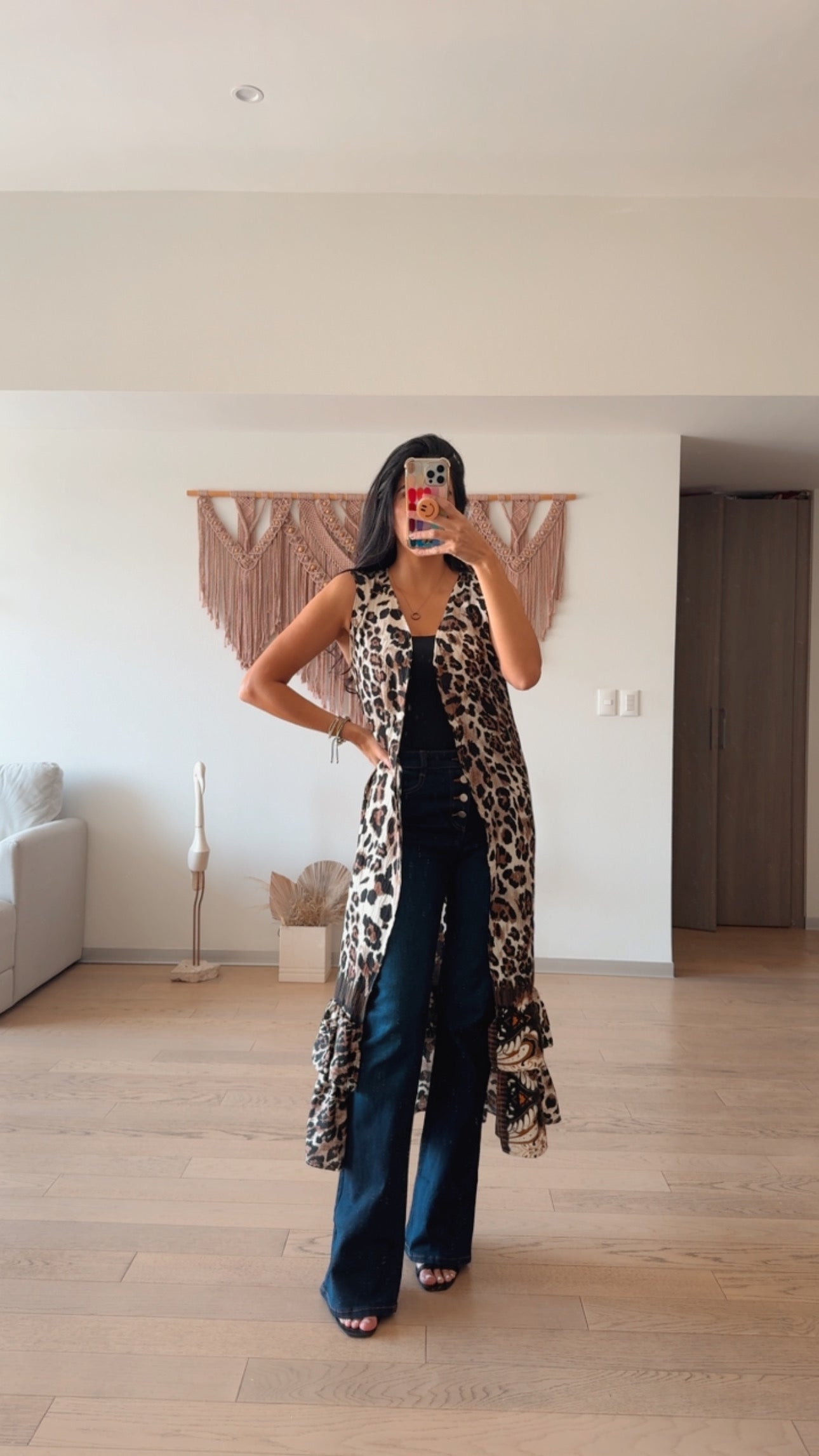 Kimono Margot Leopardo