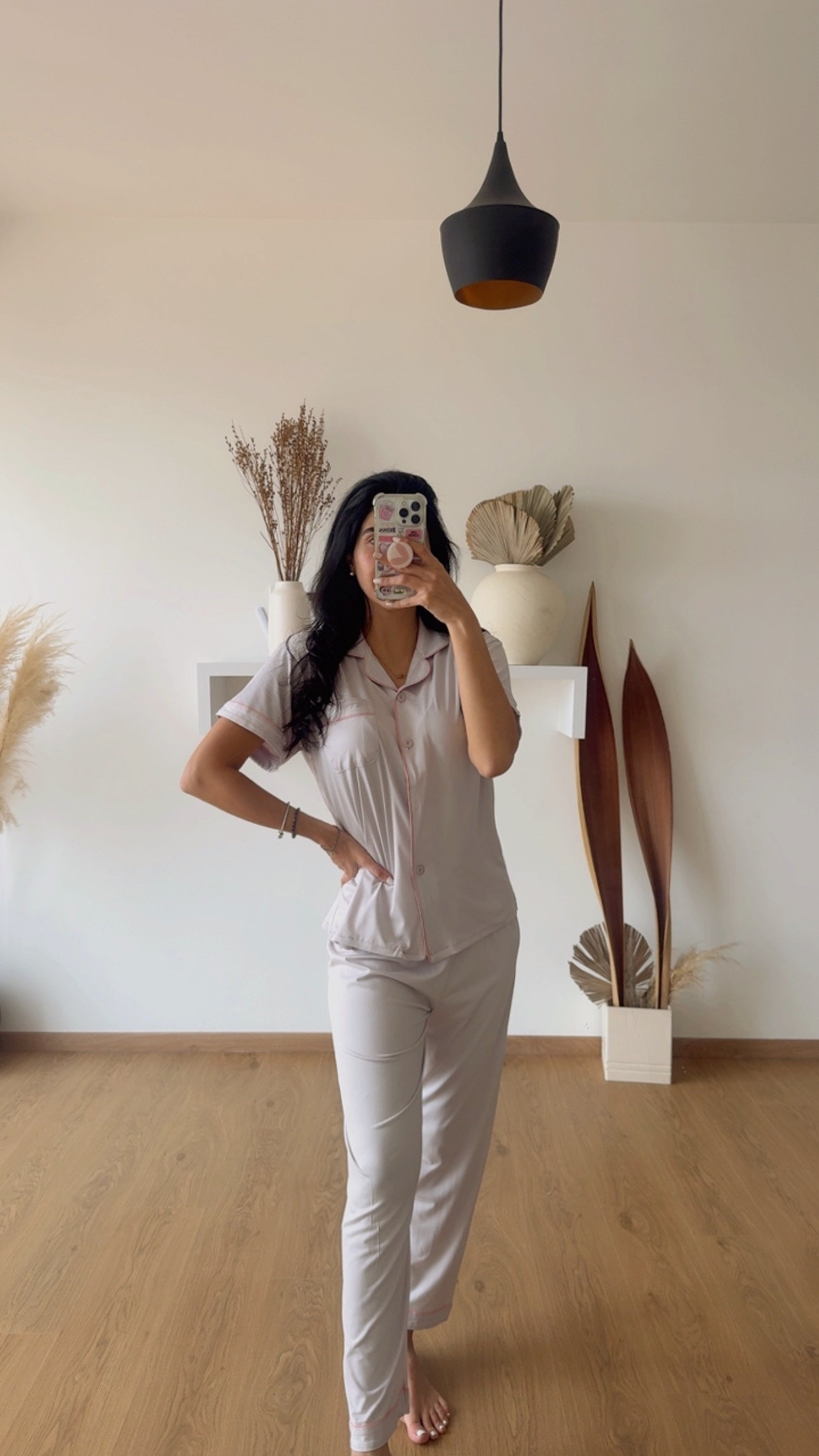 Set Mom Pantalón Lila