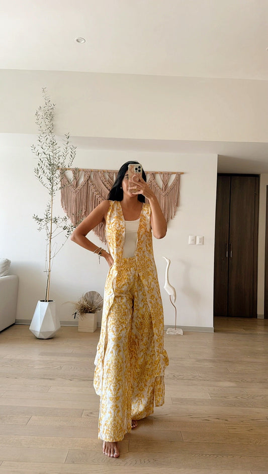 Set Margot Kimono Amarillo