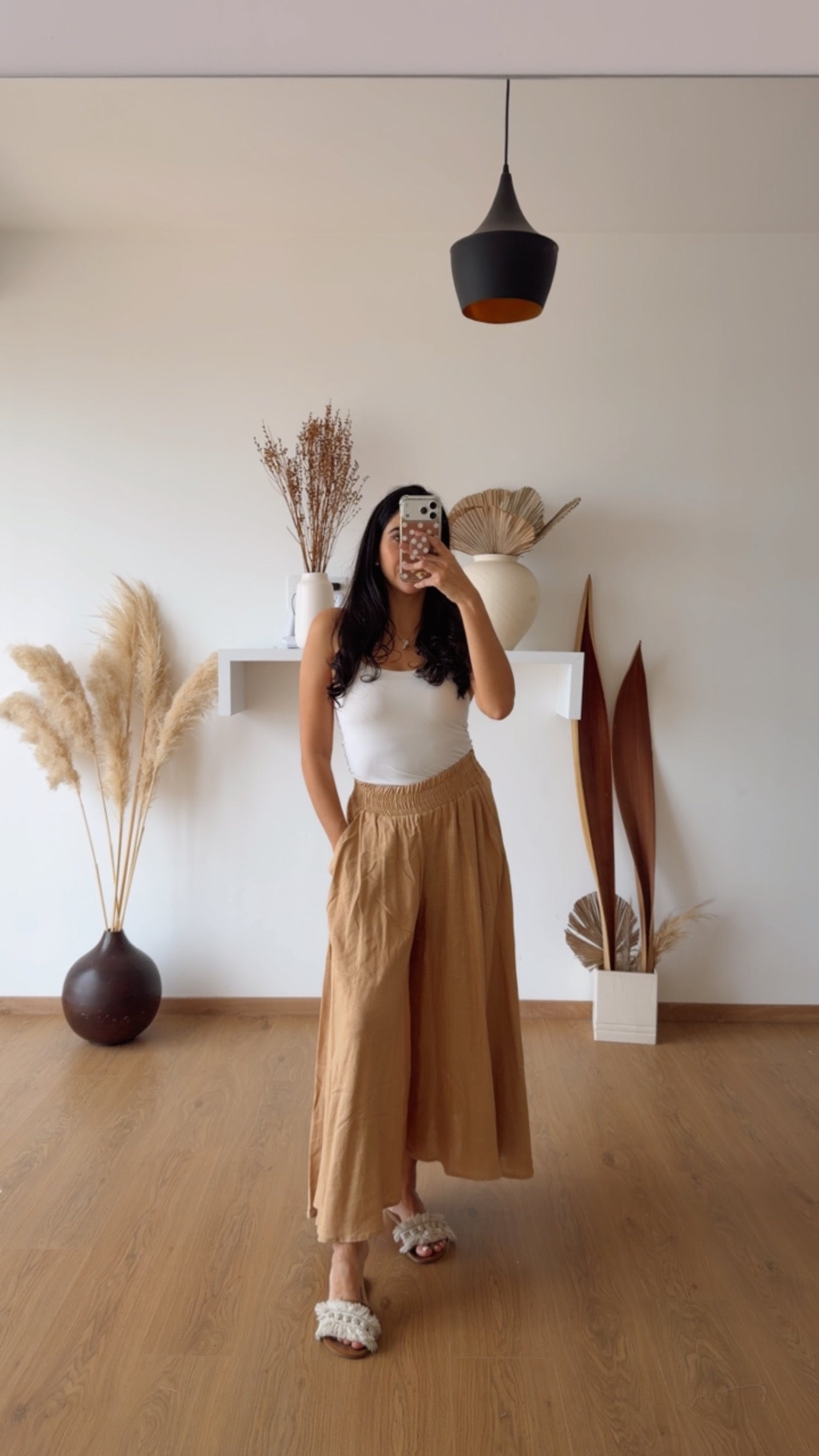 Pantalón Falda Camello Ch