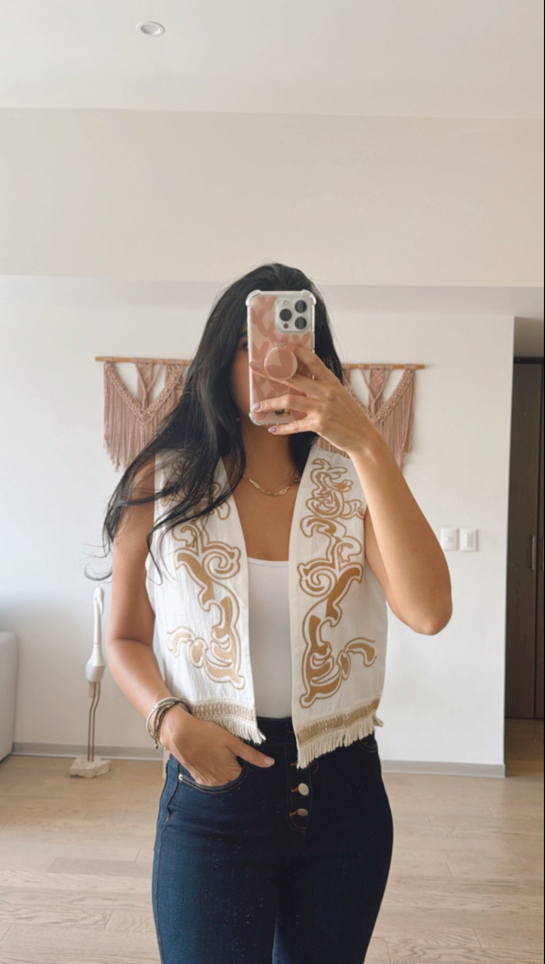 Chaleco Martina Blanco M/L