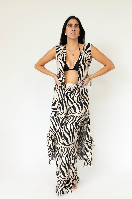 Set Margot Kimono Zebra