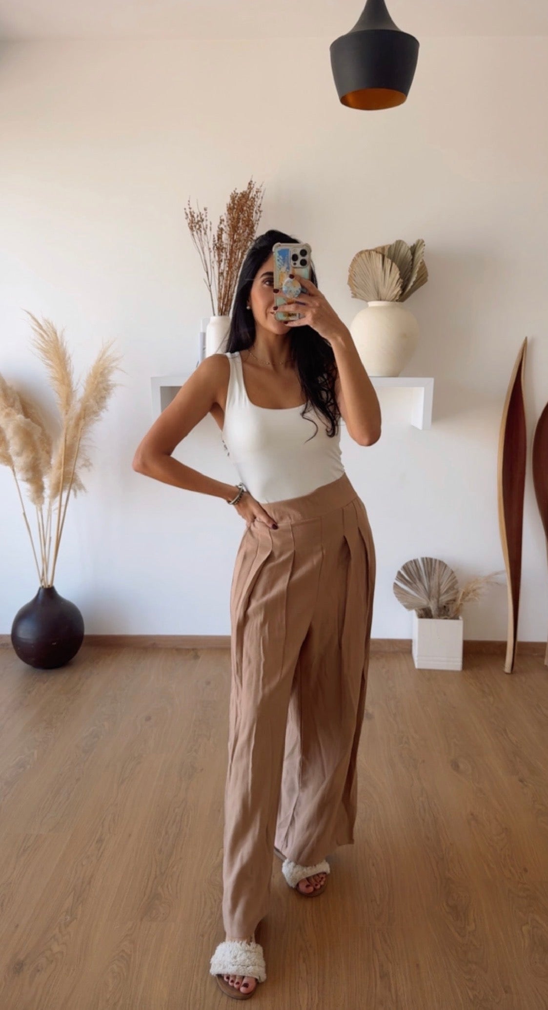 Pantalón Karen Camello UNITALLA