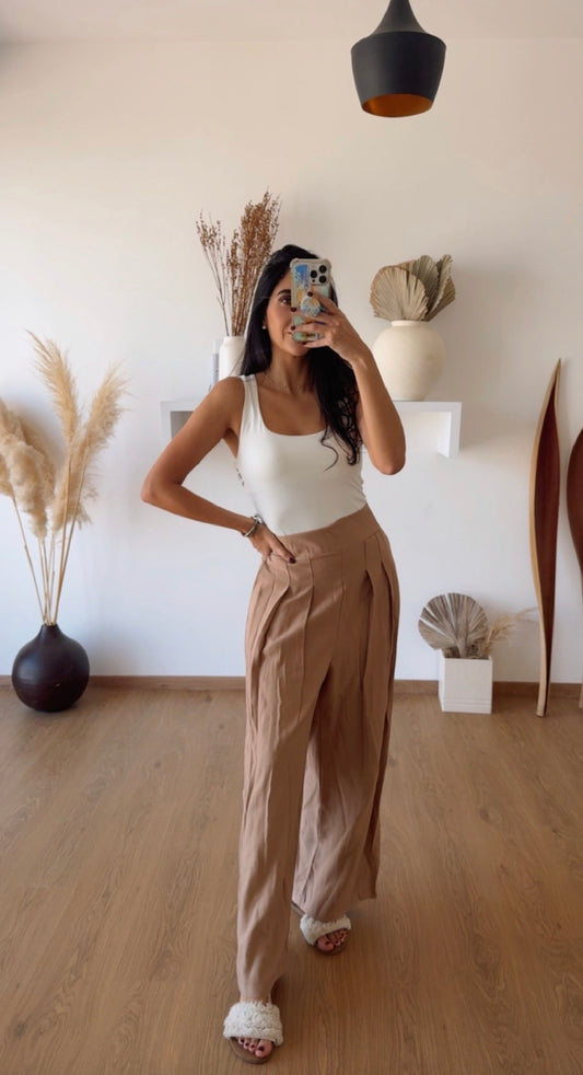 Pantalón Karen Camello UNITALLA