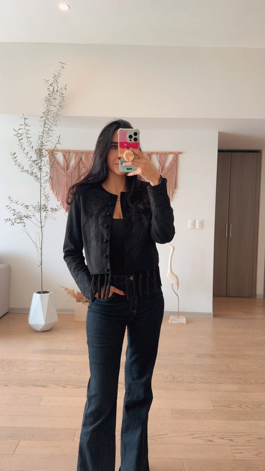 Chamarra Paula Negra